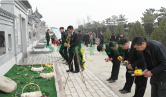 呼和浩特永安园清明节进行生态葬公祭